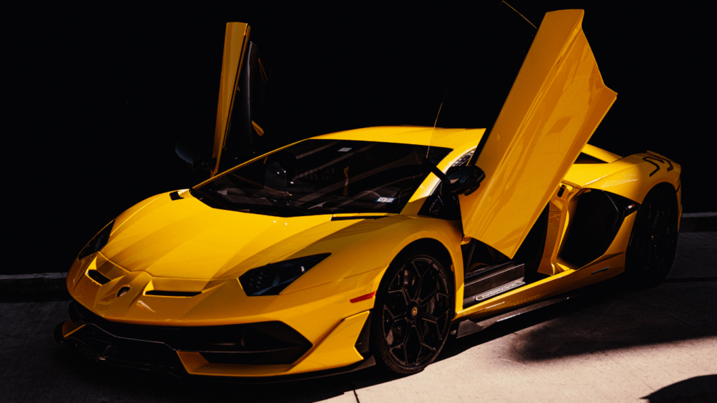 Yellow Lamborghini