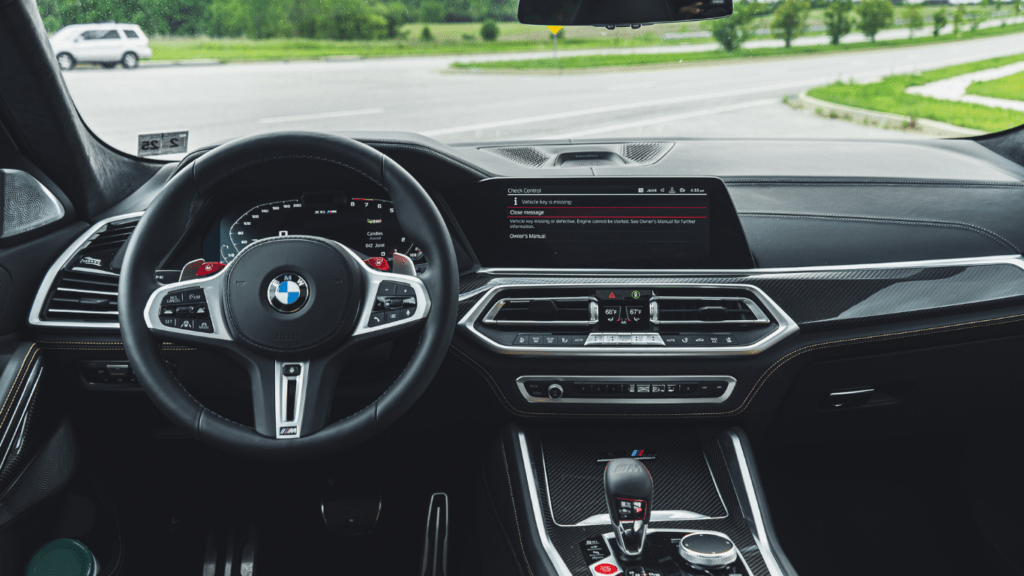 Luxury Car's interior