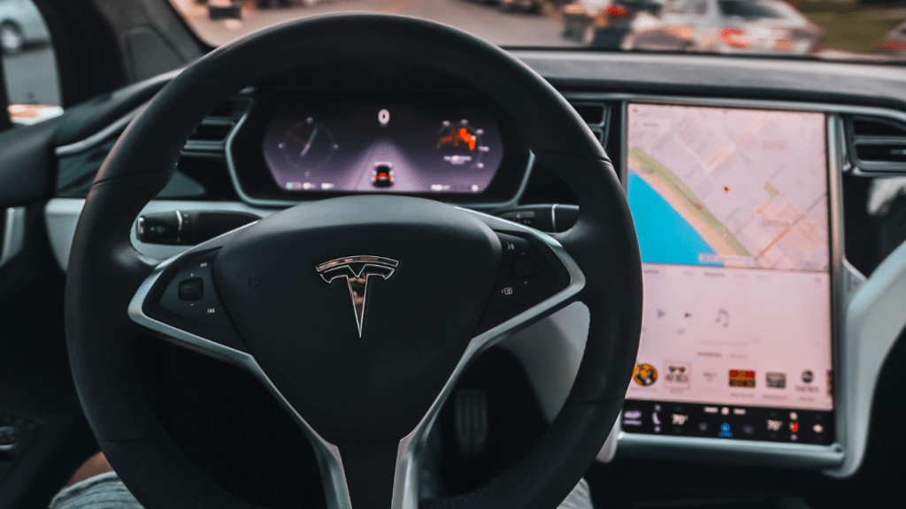 Tesla interior