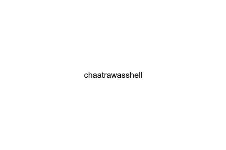 chaatrawasshell