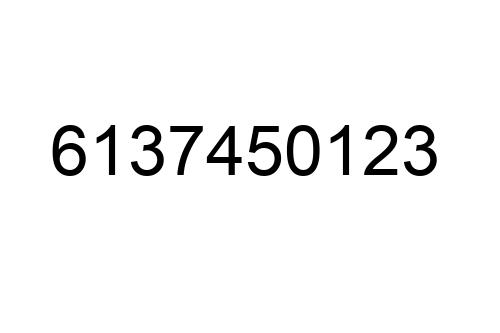 6137450123