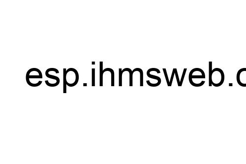 esp.ihmsweb.com