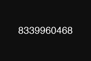 8339960468