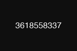 3618558337