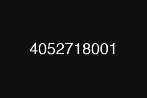 4052718001