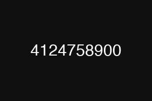 4124758900